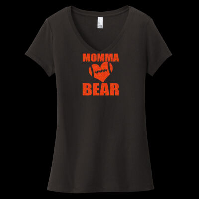 Bears Glitter Momma Bear - Women's Very Important Tee ® V Neck Thumbnail